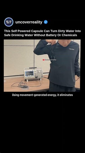 This Tiny Capsule Can Turn Dirty Water Into Safe Drinking Water Without Battery Or Chemicals #shorts