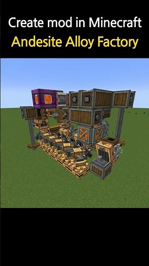 Andesite Alloy Factory Create mod in Minecraft