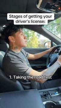 Stages of getting your driver’s license 😳🪪 #viral #relatable #stages #driverslicense