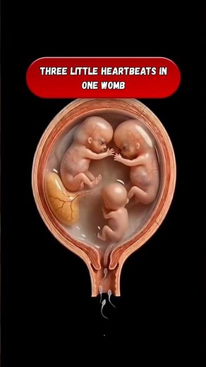 🌟 Triplets in the Womb – A True Miracle of Life 🌟