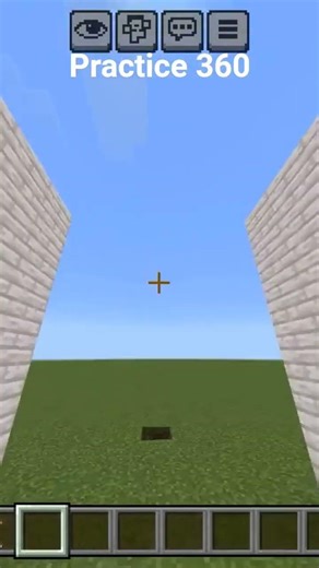 practice 360 #minecraftshorts #mineceaft #360 #minecraft360