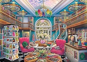 Ravensburger The Book Palace 1000 Piece Jigsaw Puzzle for Adults - 12000167 - Handcrafted Tooling, Made in Germany, Every Piece Fits Together Perfectly