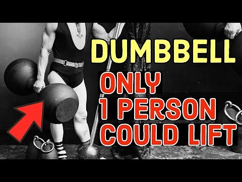 Dumbbell Only 1 MAN Could Lift in 100 years | Thomas Inch Dumbbell Challenge