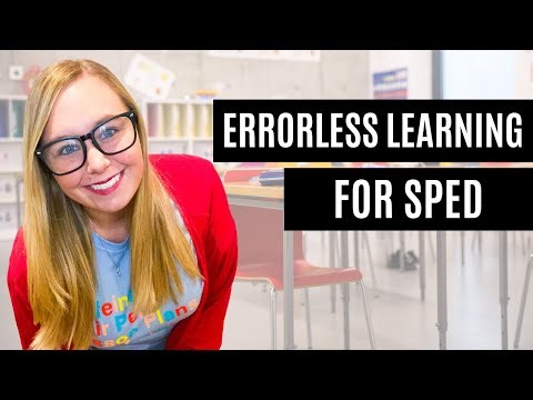 Errorless Learning in Special Education to Build Confidence | Full SPED Ahead