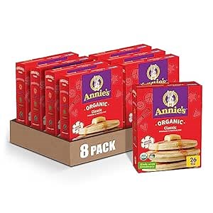 Annie's Organic Classic Pancake and Waffle Mix, 26 oz (Pack of 8)