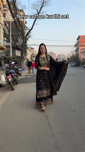 Cotton Kurthi Set by Kabita's Collection