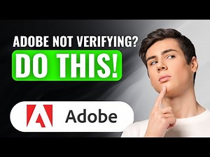 How To Fix Adobe We Can't Verify Your Subscription Status Properly | (2025) NEW LATEST UPDATED GUIDE