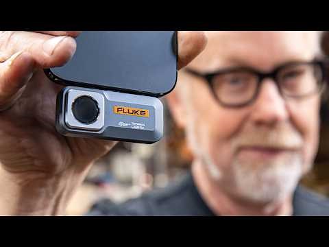 What This Thermal Camera Reveals About Adam Savage's Workshop!