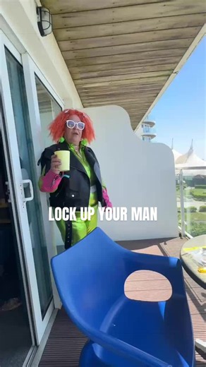 Linda Butlins Bognor Regis fancy dress – Lock Up Your Man