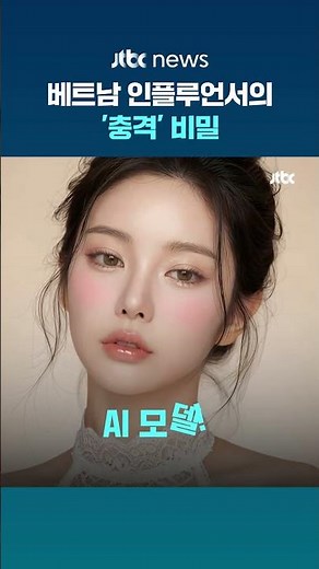 베트남 휩쓴 '절세미인' 패션 인플루언서의 '충격' 비밀 #JTBC #Shorts
