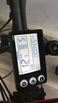 Hyuhome ebike- S866 display-how to shift kmh to mph and how to limit the speed.EN