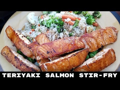 Easy Teriyaki Salmon Stir-Fry On The Griddle