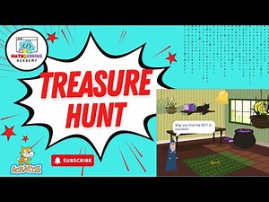 🏆 Treasure Hunt in Scratch! | Learn Broadcast & Backdrops with Uncle Dewan | @MathCodingAcademy ​