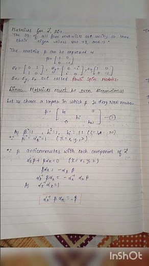 full Dirac equation method #youtubeshorts
