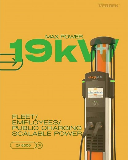 Verdek X ChargePoint CP6000 (High-Output AC Level 2)