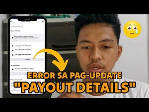 ⚠️ Error sa pag update ng "PAYOUT DETAILS" sa ating Monetization Tools | #fbreels #payout #fb ⚠️