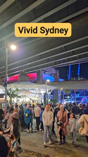 Vivid Sydney ❣️ #Australia #highlights #vivid #fyp Darling Harbour, Sydney | Ghrace Cee