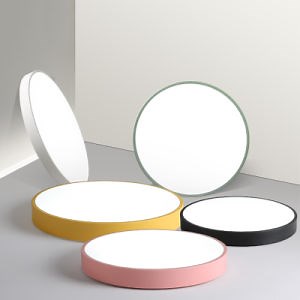 [Hot Item] Living Room Bedroom Kids Room Macaroon Round Surface Ultra Thin LED Ceiling Light (WH-MA-01)