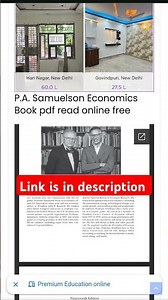 Economics by P.A. Samuelson Book pdf free download/read online - EduCatn #education #books #shorts