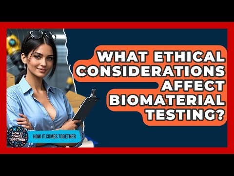 What Ethical Considerations Affect Biomaterial Testing? - How It Comes Together