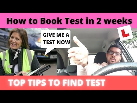 Book driving test in 2 weeks - Lockdown Tips from Instructor