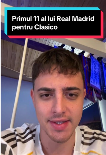 Primul 11 al lui Real Madrid pentru Clasico #fy #mariofasie