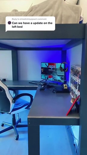 Loft Bed Gaming Setup Ideas