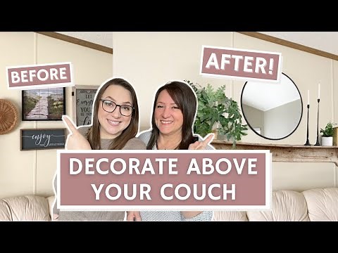 How To Decorate Above Your Sofa | Design Dilemma