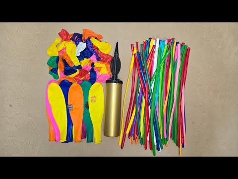 Satisfying ASMR Pops! Unlimited Colorful Modelling Balloon Completion