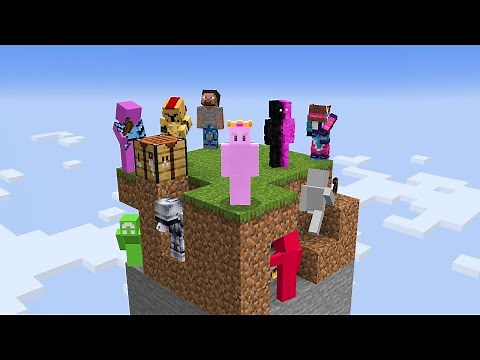 I Put 10 YouTubers in One Minecraft Chunk