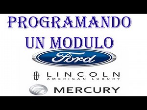 COMO REPROGRAMAR UN MODULO FORD LINCOLN Y MERCURY| JC AUTOS