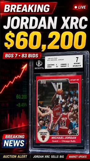 1984 Star Jordan XRC Just Sold for $60,200! 😳 BGS 7 Auction Shock