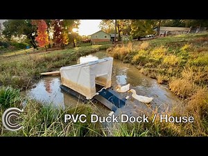 PVC Duck Dock / House 🦆. Full How To Build A Animal Shelter #Ducks #ponds #duckpet