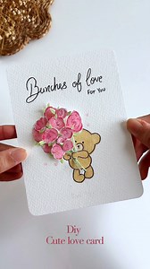 54K views · 733 reactions | diy cute love card 笠 . . . Watch full step-by-step tutorial with measurements on my Youtube channel! Link in bio - don’t miss it Buy my handmade stuff on @grifyofficial . . #diy #diycards #cardmaking #handmadecards #papercraft #papercrafting #greetingcards #handmadegreetingcards #homemadecards #lovecards #lovecard #handmadewithlove | Gayatriscrafts | Facebook