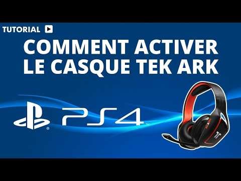 Comment utiliser le casque Tek Ark PS4