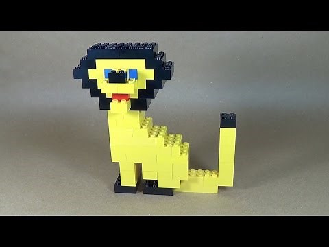 How To Make Lego LION - 10664 Lego Bricks and More Creative Tower Tutorial
