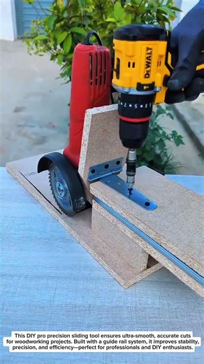 Pro Precision Sliding DIY Tool | Ultimate Woodworking Guide Rail System