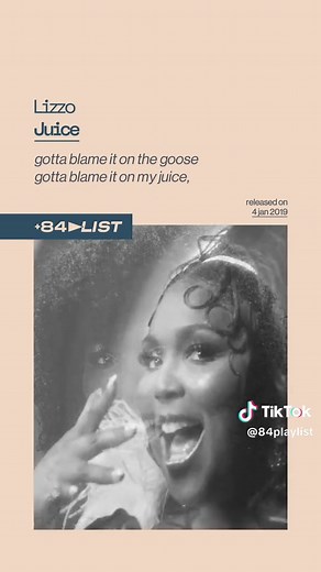 7 years ago today, Lizzo released ‘Juice’ #84playlist #84vnw #lizzo #popculture #musictok