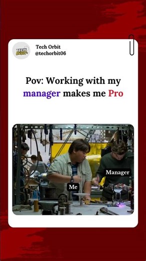 Working With My Manager Makes Me Pro 😎 | Developer Meme #shorts #trending #meme #developer #manager