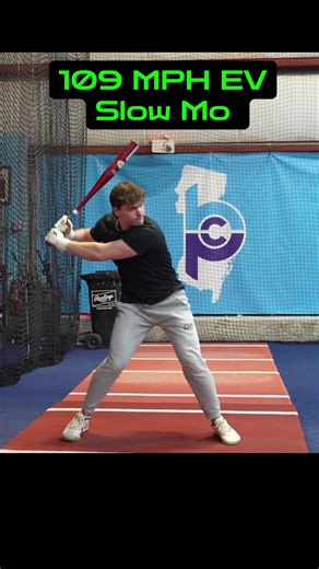 109 MPH Slow Mo Exit Velo Matt Grykiewicz 🔥 #Develop