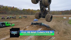 St Louis MO / Granite City IL MONSTER TRUCKZ MAYHEM TOUR DATES / SHOW TIMES Friday Sep 3 - 7:00pm Saturday Sep 4 - 2:00pm & 7:00pm Sunday Sep 5 - 2:00pm Monday Sep 6 - 2:00pm LOCATION Tri City Speedway - 5100 Nameoki Road - Granite City IL Monster Truckz Mayhem Tour - The Most Insane Show On Earth! SEE: Monster Truckz Racing, Destroying cars, Flying over jumps SEE: Motorcycles Jumping high above your head doing things that shouldn't be possible SEE: The Human Cannonball as he soars through the a