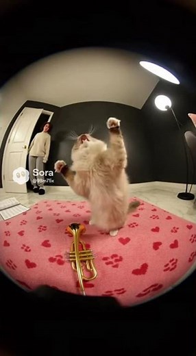 Opera Cat Performs a Dramatic Instrument Solo… and It’s Hilarious! 🎤🎹😹