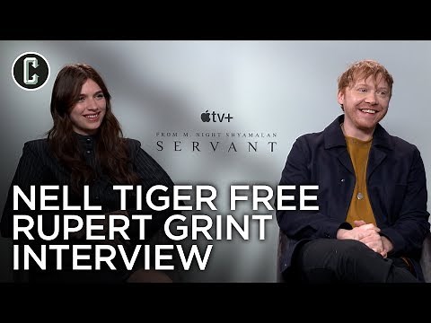 Servant: Nell Tiger Free and Rupert Grint Interview (Apple TV+)