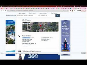 Skip tracing using True People Search