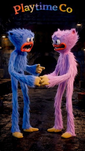 Huggy Wuggy x Kissy Missy (Poppy Playtime Chapter 5) #shorts