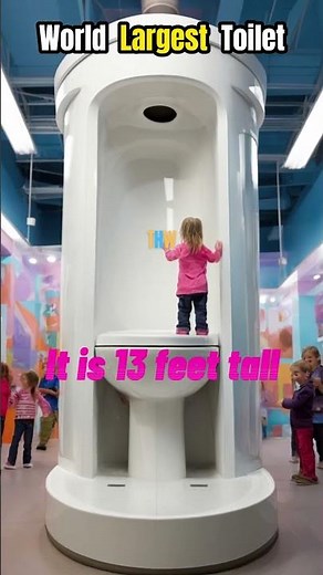 World's Largest Toilet | #shorts | #toilet #largesttoilet