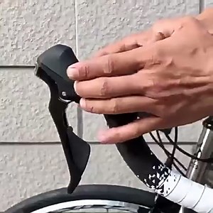 Shock-Absorbing Bike Handlebar Tape - PU+EVA Foam Grip with Waterproof Texture & 3M Adhesive for Road Bikes, MTB, Gravel (Black Cyan, Non-Slip Easy Install)