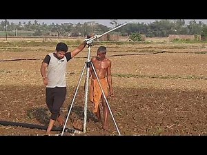 Rain Gun Sprinklers Irrigation system In Solar