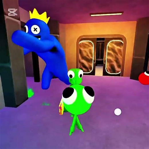 What If I Playing as Green & Blue Monster In Rainbow Friends funny moments #rainbowfriends #roblox