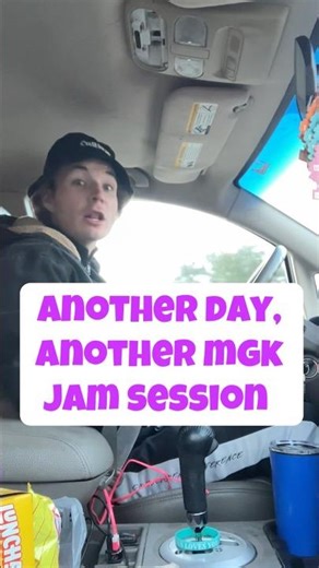 just your average day as an mgk fan #mgk #machinegunkelly #ticketstomydownfall #carkaraoke #singing